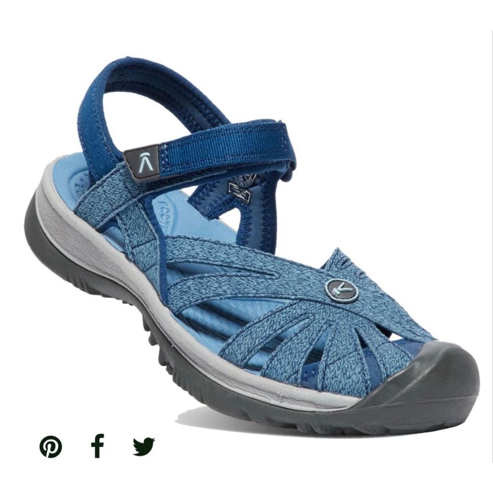 KEEN Rose Blue Opal/Provincial Blue Sport Sandals Women's Closed Toe Outdoor Hik